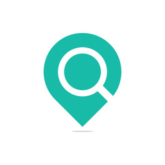 Search location logo vector