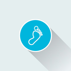 flat soleprint icon