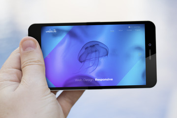 cool mobile design website cell phone