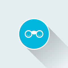 flat spectacles icon