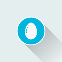 flat egg icon