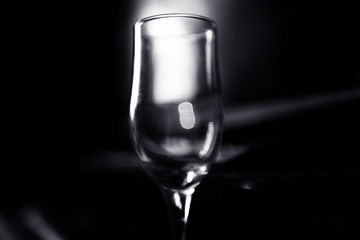 glass alcohol background blur concept