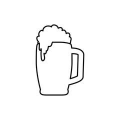 Beer and brewery icon vector illustration graphic design