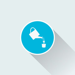 flat Watering can icon