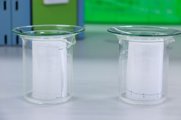 Thin layer chromatography is used to separate components of a plant