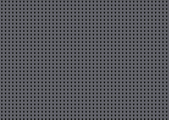 Abstract metal background with small square holes