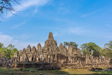 Angkor Wat temple ruins.