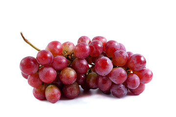 red grape isolated on white background