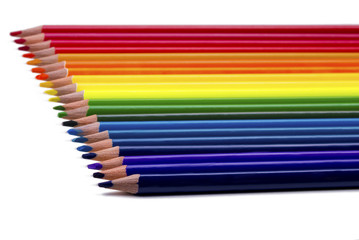 Fototapeta premium Colored pencil isolated