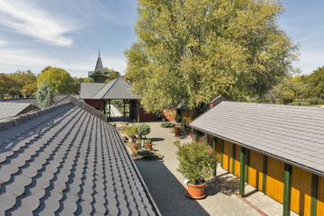 Beach house on lake Balaton, Keszthely, Hungary.