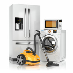 Set of home appliances