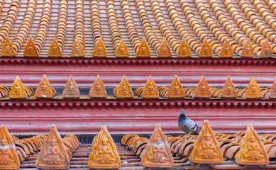 Roof of  Wat Benchamabophit