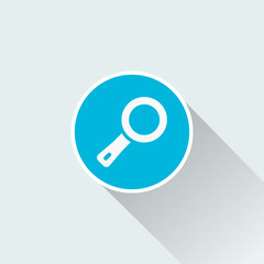 flat search icon