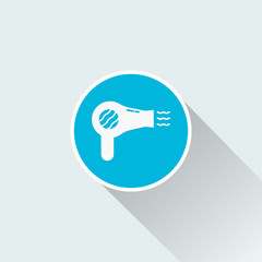 flat Hair dryer icon