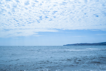 Seascape in a summer day
