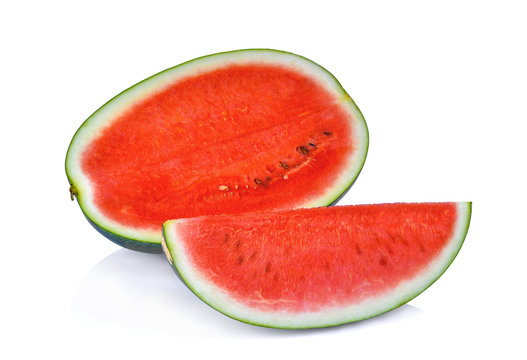 fresh watermelon isolated on white background