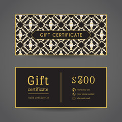 Vintage Gift Certificate