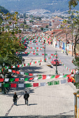 Aerial view to San Cristobal de las Casas, Mexico