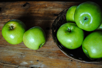 Green apples
