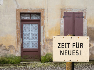 Altes Haus  Zeit für Neues