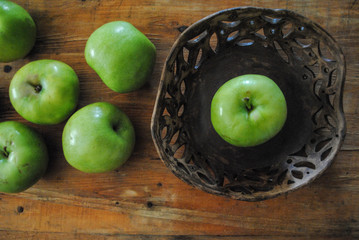 Green apples