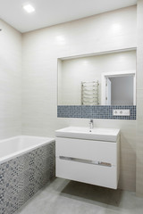 Naklejka na ściany i meble interior of a modern bathroom