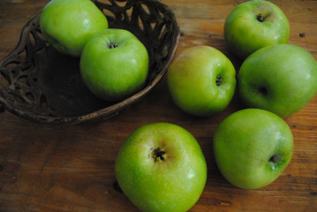 Green apples