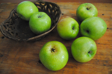 Green apples