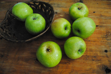 Green apples