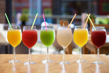 Slush drink view