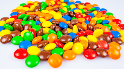 colorful candies. Colorful chocolate candy for backgrounds