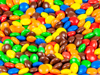 Candy background. Multi colored candy
