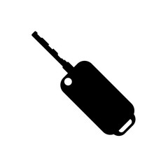 Schwarzes einfaches Symbol - Autoschlüssel