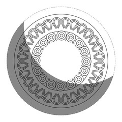 floral mandala icon