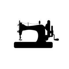 Sewing machine vector icon.