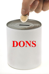 Boîte dons 