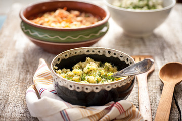 salad potato and dill