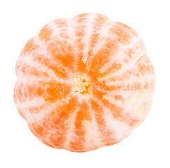 Mandarin fruit Isolated on white background