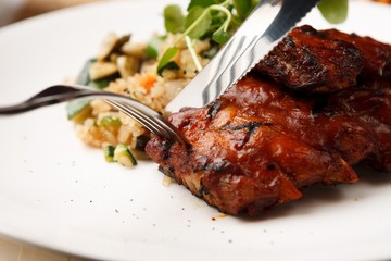 pork rib steak