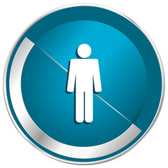 Male gender vector web icon.