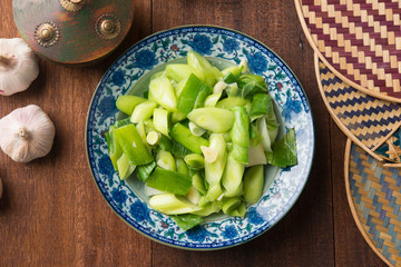 chinese stir fry leek