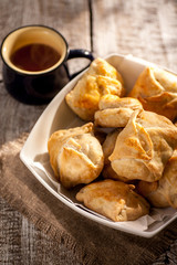 pies in peasant style