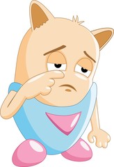 Cartoon character cry