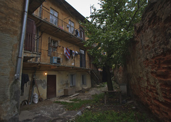 Львовский дворик. Львов, Западная Украина.