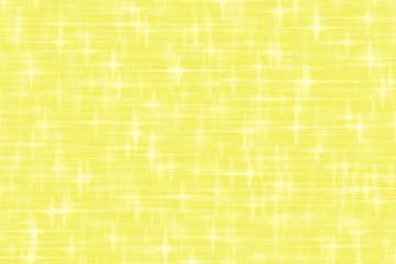 Yellow background with white stars. Blurred background