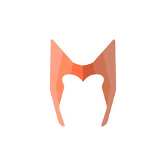 Set of super hero masks in flat style. Big collection cartoon superhero. Vector