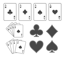 Playing cards and suits