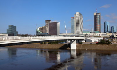 Fototapeta na wymiar Vilnius,White Bridge