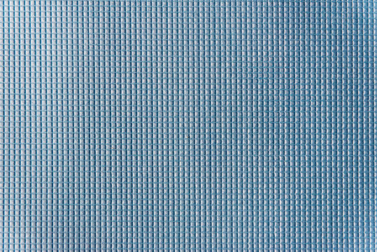 blue rug with small squares (texture background pattern)