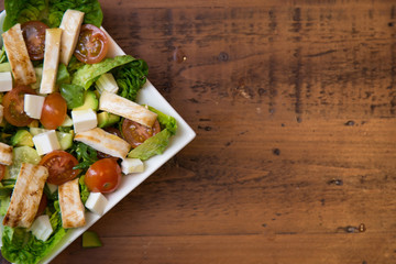 Fresh vegetable salad